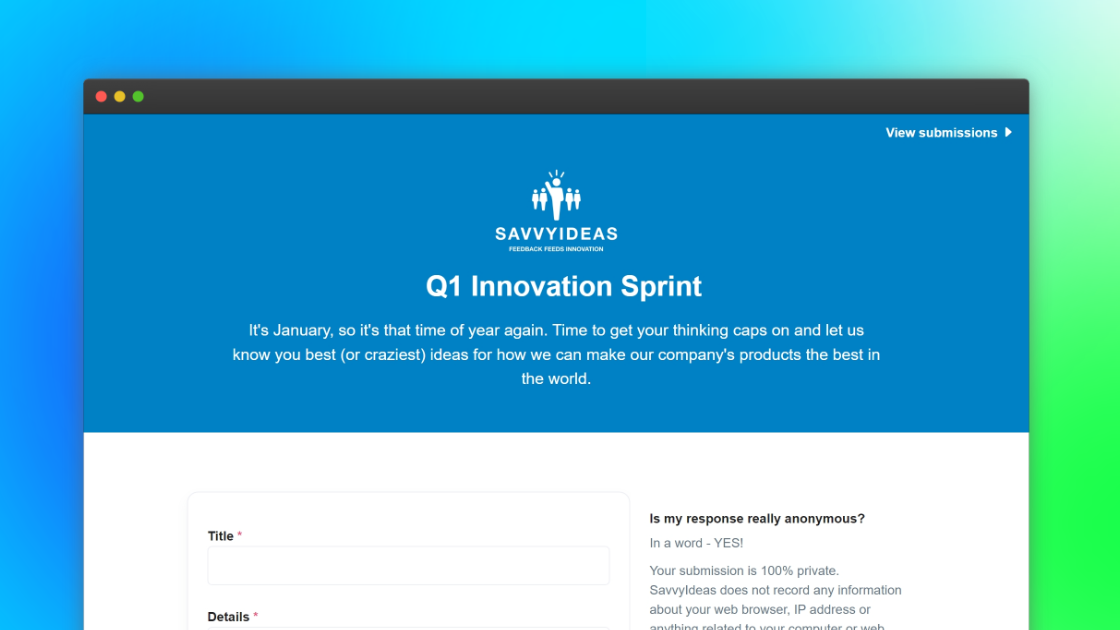 Submission box showing uploaded logo